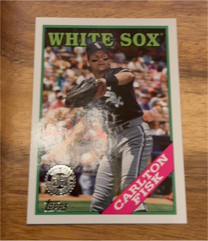 2023 Topps Update #88US-17 Carlton Fisk 1988 Topps Chicago White Sox — front