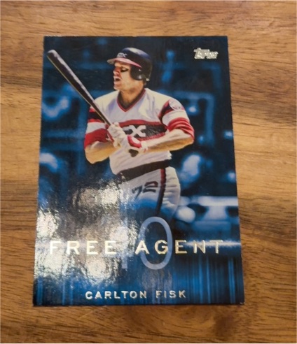 2015 Topps Free Agent 40 #F40-12 Carlton Fisk — front
