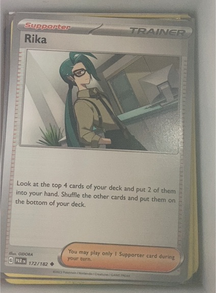 2023 Pokémon Scarlet & Violet Paradox Rift #172 Rika — front