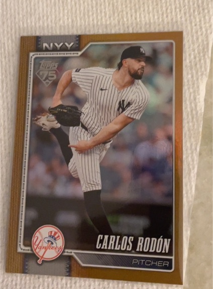 2026 Topps Series 1 #82 Carlos Rodón — front