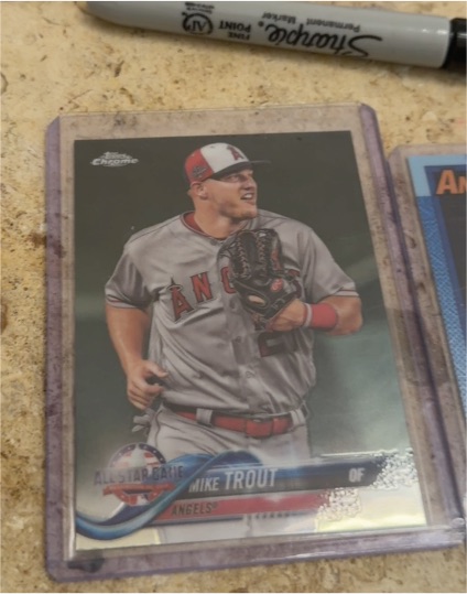 2018 Topps Chrome Update #HMT69 Mike Trout — front