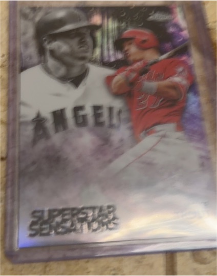 2018 Topps Chrome #SS-6 Mike Trout Superstar Sensations — front