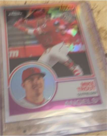 2018 Topps Chrome 1983 Topps Refractor #83T-12 Mike Trout — front