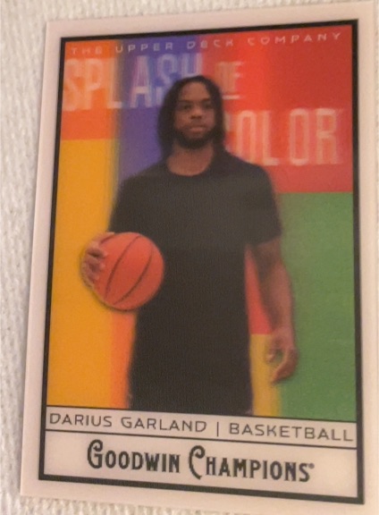 2025 Upper Deck Goodwin Champions #SCL-GD Darius Garland Splash of Color — front