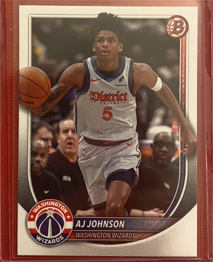2025-26 Bowman #178 AJ Johnson — front