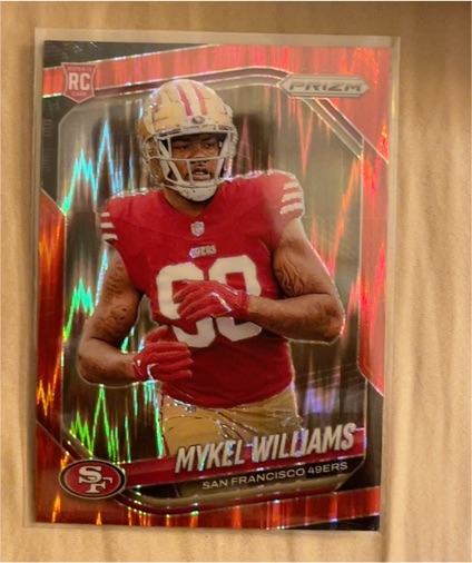 2025 Panini Prizm #304 Mykel Williams — front