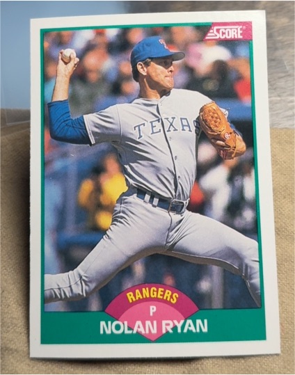 1989 Score Traded #2T Nolan Ryan — front