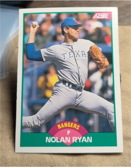 1989 Score Traded #2T Nolan Ryan Texas Rangers — front