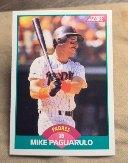 1989 Score Rookie & Traded #11T Mike Pagliarulo — front
