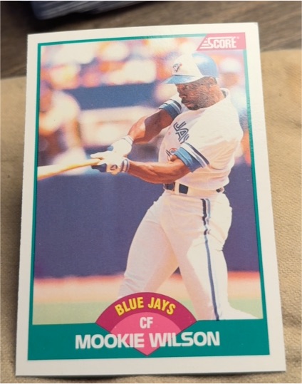 1989 Score Rookie & Traded #16T Mookie Wilson — front