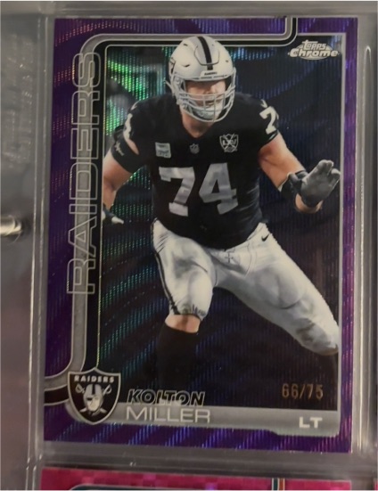 2025 Topps Chrome #183 Kolton Miller — front