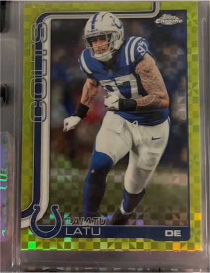 2025 Topps Chrome #128 Laiatu Latu — front