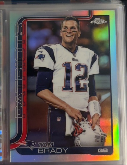 2025 Topps Chrome #401 Tom Brady — front