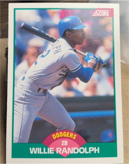 1989 Score Rookie & Traded #41T Willie Randolph — front