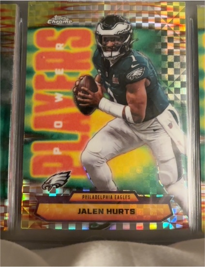 2025 Topps Chrome #PP-4 Jalen Hurts — front