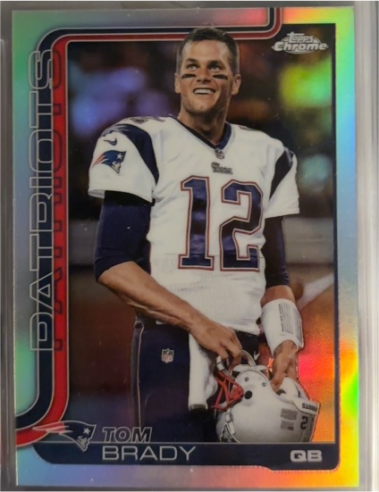 2025 Topps Chrome #401 Tom Brady — front