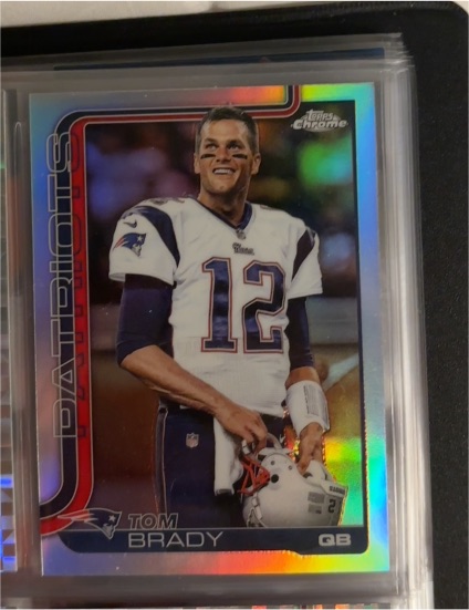 2025 Topps Chrome #401 Tom Brady — front