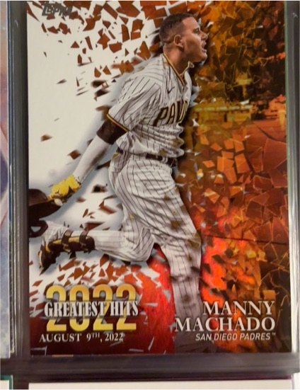 2023 Topps Series 1 2022 Greatest Hits #22GH-15 Manny Machado — front