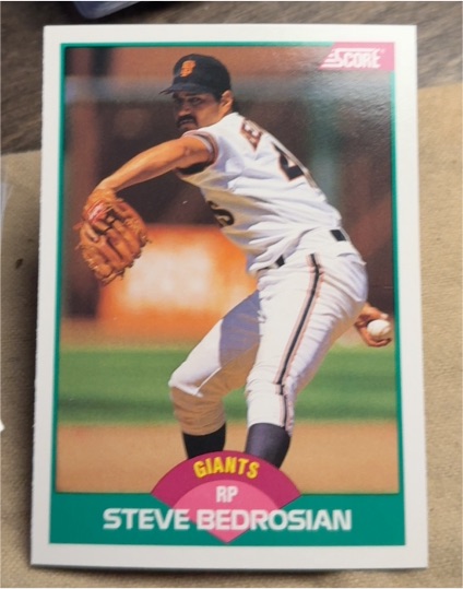 1990 Score #379 Steve Bedrosian — front