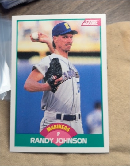1990 Score #415 Randy Johnson — front
