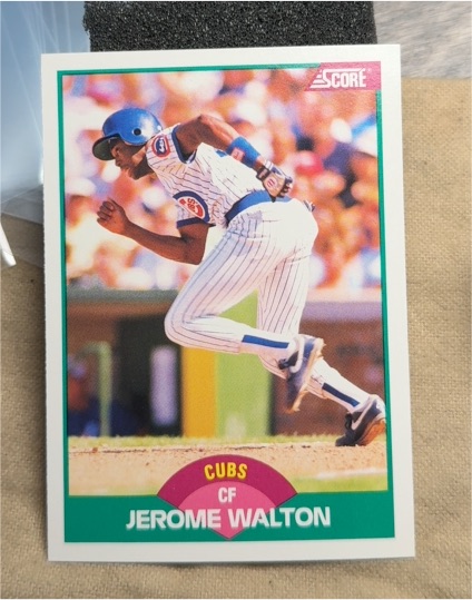 1989 Score Rookie & Traded #85T Jerome Walton — front