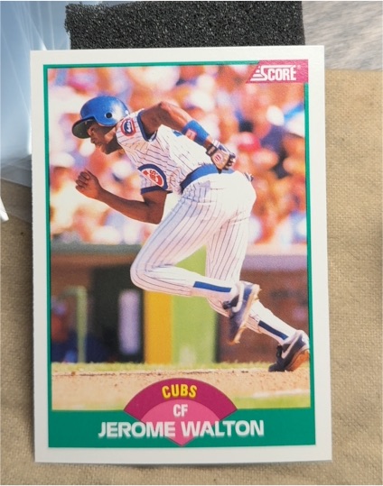 1989 Score Rookie & Traded #85T Jerome Walton — front