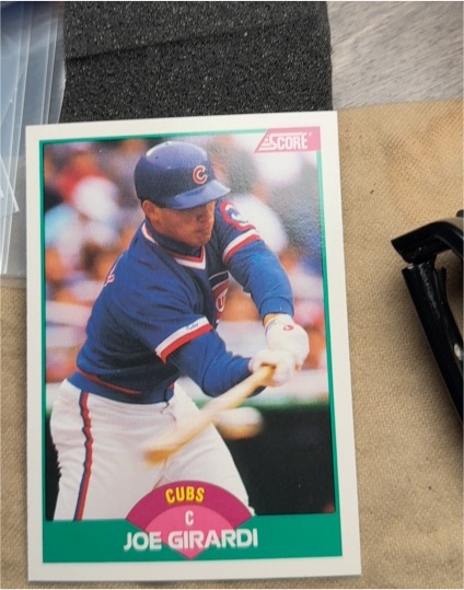 1989 Score Traded #84T Joe Girardi — front