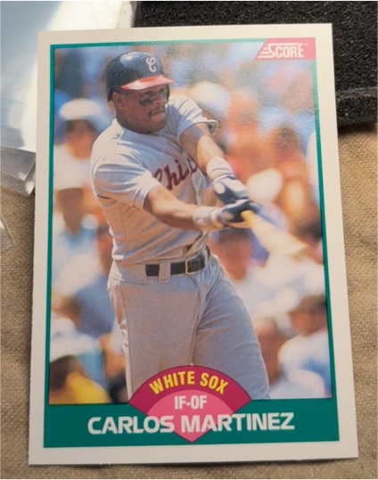 1989 Score Rookie & Traded #103T Carlos Martinez — front