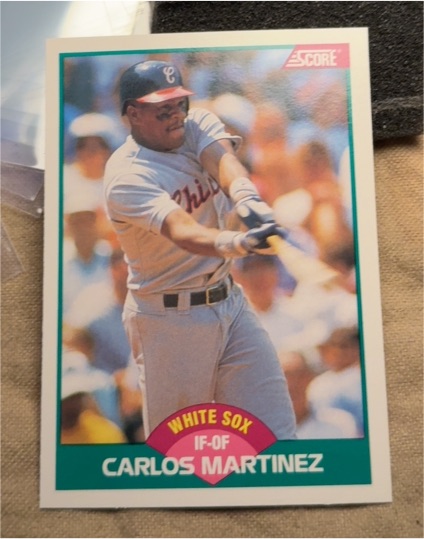 1989 Score Rookie & Traded #103T Carlos Martinez — front