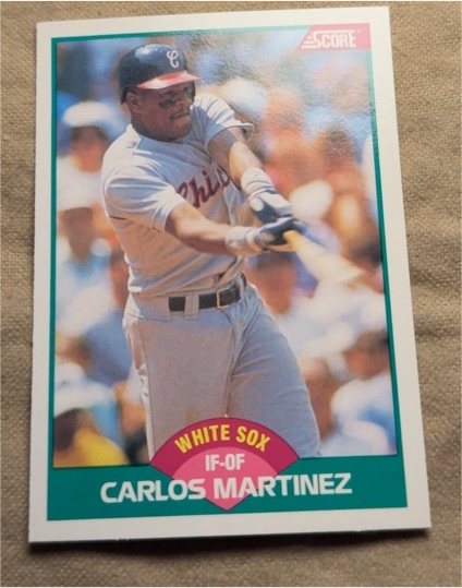 1989 Score Rookie & Traded #103T Carlos Martinez — front