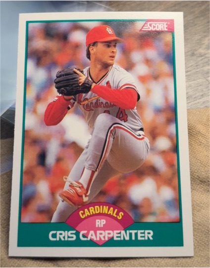 1989 Score Rookie & Traded #81T Cris Carpenter — front