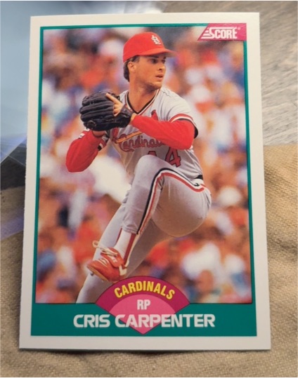 1989 Score Rookie & Traded #81T Cris Carpenter — front