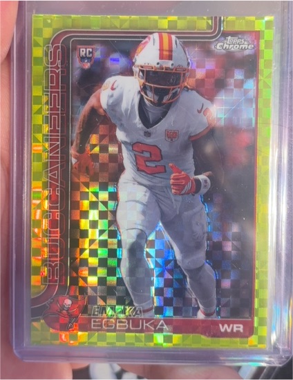 2025 Topps Chrome #312 Emeka Egbuka — front