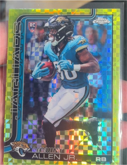 2025 Topps Chrome #384 LeQuint Allen Jr. — front
