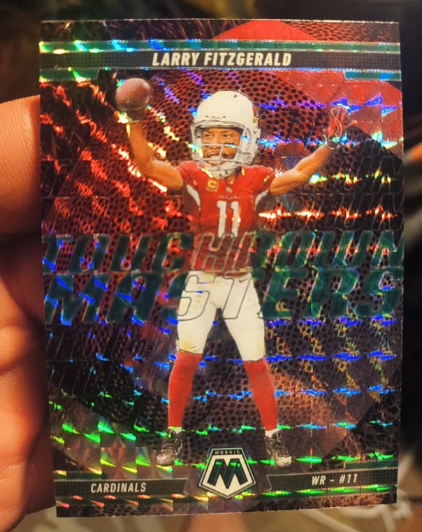 2025 Panini Mosaic Touchdown Masters #20 Larry Fitzgerald — front