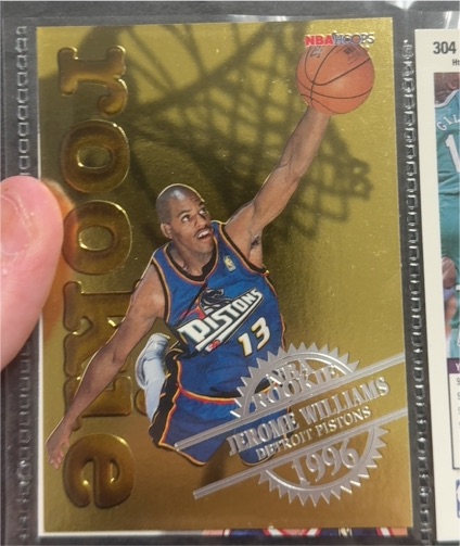 1996-97 NBA Hoops #29 Jerome Williams Rookie — front