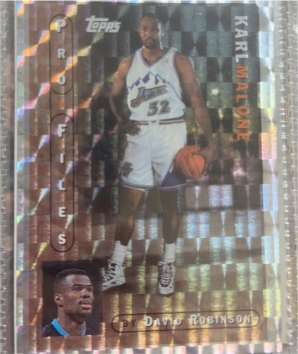 1996-97 Topps Pro Files #PF-18 Karl Malone — front