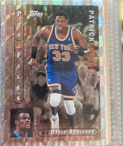 1996-97 Topps Pro Files #PF-8 Patrick Ewing — front