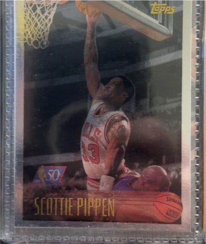 1996-97 Topps #33 Scottie Pippen — front