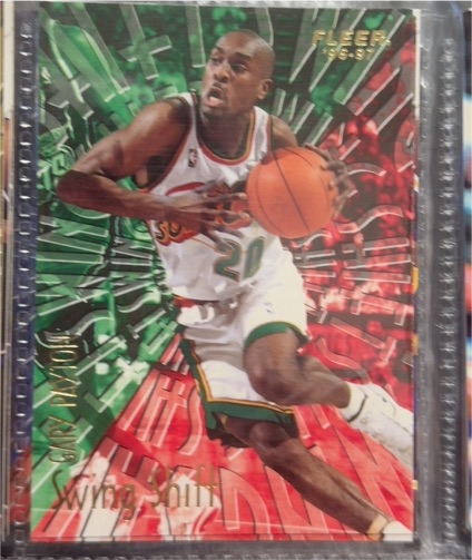 1996-97 Fleer Swing Shift #10 Gary Payton — front