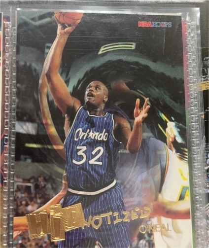 1996-97 Skybox NBA Hoops Hipnotized #H13 Shaquille O'Neal — front