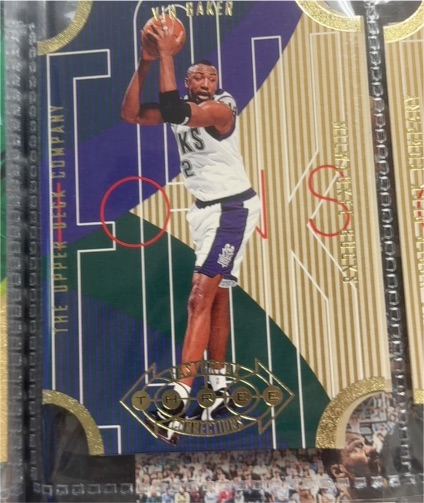 1996-97 Upper Deck Fast Break Connections #FB27 Vin Baker — front