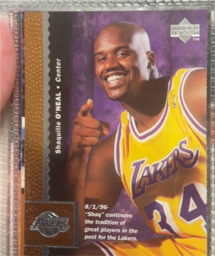 1996-97 Upper Deck #61 Shaquille O'Neal — front