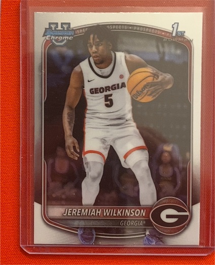 2025-26 Bowman Basketball Chrome #BCP-70 Jeremiah Wilkinson — front