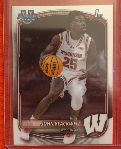 2025-26 Bowman Chrome #BCP-78 John Blackwell — front