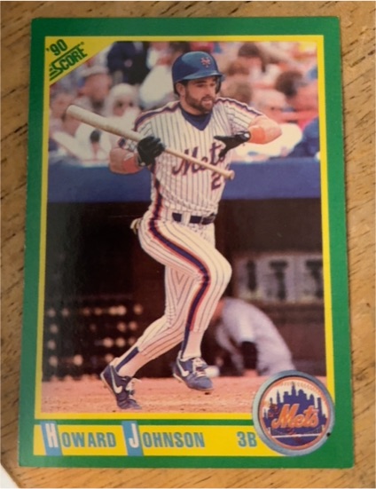 1990 Score #124 Howard Johnson — front