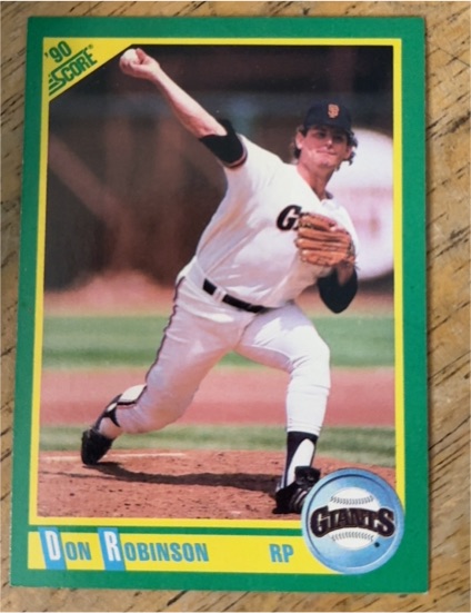 1990 Score #112 Don Robinson — front