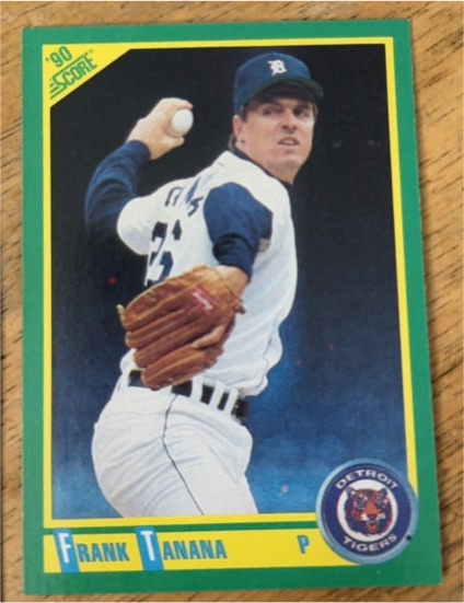 1990 Score #57 Frank Tanana — front