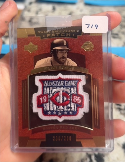 2004 Upper Deck Sweet Spot Classic #SSP-WB Wade Boggs — front