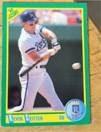 1990 Score #199 Kevin Seitzer — front